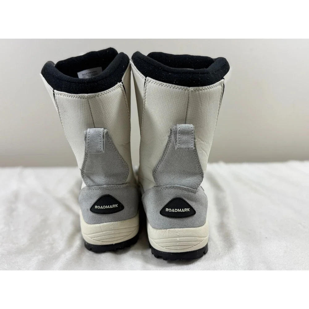 Roadmark Polar Bear PTX Women's 8.5 White Gray Winter Snow Hiking Boots